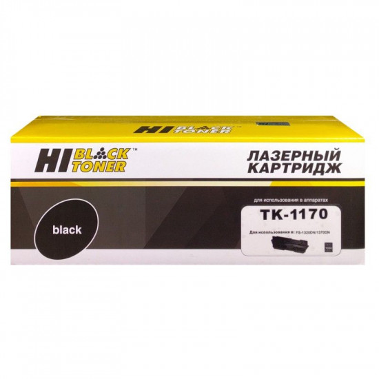 Тонер-картридж Hi-Black (HB-TK-1170) для Kyocera-Mita M2040dn/M2540dn, 7,2K, с чипом
