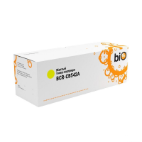 Bion CB542A Картридж для HP CLJ CM1300/CM1312/CP1210/CP1215/CP1525/CM1415  Y, 1500 страниц   [Бион]
