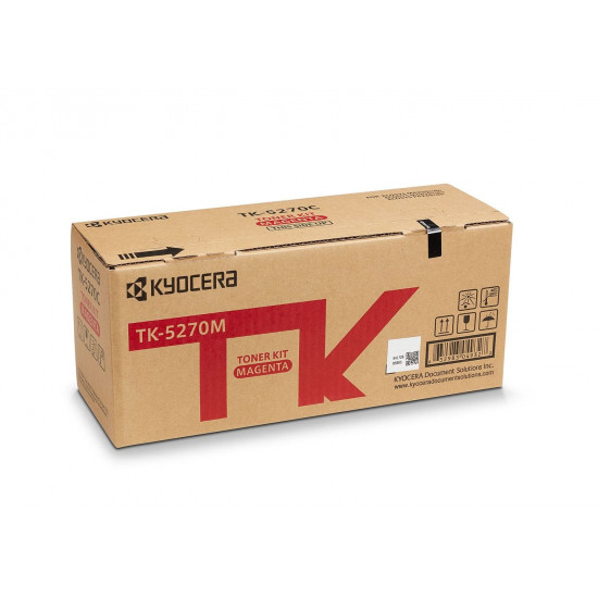 Тонер-картридж TK-5270M Kyocera P6230cdn/M6230cidn/M6630c, 6К (О) малиновый 1T02TVBNL0