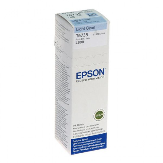 Картридж струйный Epson C13T67354A light cyan для L800 (70мл 250 стр)