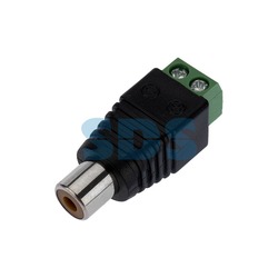 Разъем RCA с клемой колодкой (БЛИСТЕР) REXANT (14-0414)