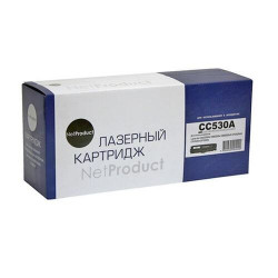 Картридж NetProduct (N-CC530A/№ 718) для HP CLJ CP2025/CM2320/Canon LBP7200, Bk, 3,5K
