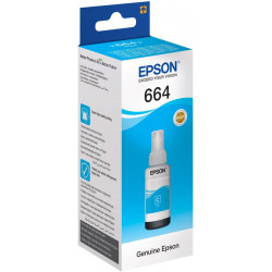 Чернила Epson L100/110/200/210/300/355/550/555 (O) C13T66424A, cyan, 70ml
