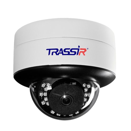 IP-камера купольная  5 Мп  TRASSIR TR-D3151IR2 v2 2.8 (2560×1920) ИК-подсветка 25 м H.265+, H.265, H