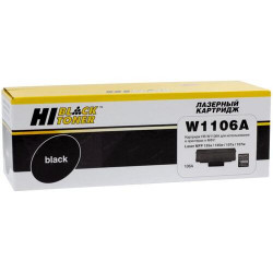 Картридж Hi-Black (HB-W1106A) для HP Laser 107a/107r//MFP135a/135r/135w/137, 1K (без чипа)