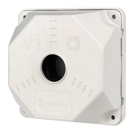 Монтажная коробка REXANT для камер видеонаблюдения130х130х50 мм 28-4001