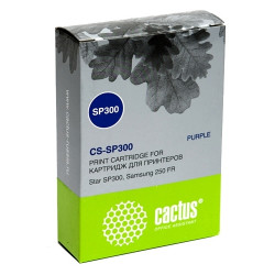 Картридж матричный Cactus CS-SP300 для Star SP300, Samsung 250 FR, ресурс 1 500 000 зн, purple